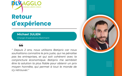 Retour d’expérience client – Michael JULIEN, chargé d’opérations Bâtiment – DLVAgglo