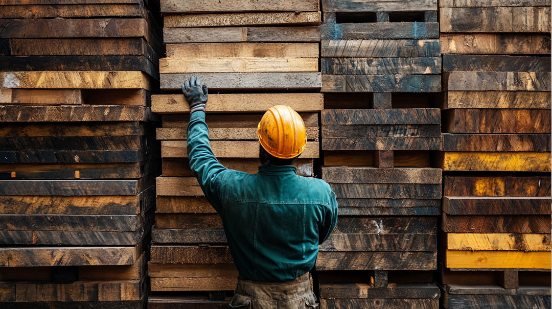 le bois local pour les artisans